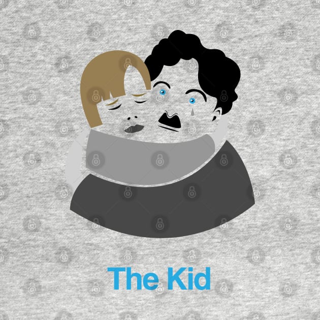 The Kid Charlie Chaplin Minimal Movie Fan Art 20s Cinema by Rozbud